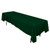 LinenTablecloth 60 x 126Inch Rectangular Polyester Tablecloth Hunter Green
