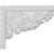 Ekena Millwork SB09X07ATR Attica Small Stair Bracket Right 9W x 7 14H x 34P Primed