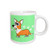 3dRose Tan Cardigan Corgi with Paw Prints Mug 11Ounce