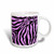 3dRose Pink and Black Zebra Print Ceramic Mug 11Ounce