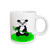 3dRose Happy Panda Bear with Bamboo Ceramic Mug 15Ounce