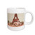 3dRose Chrome Eiffel Tower Ceramic Mug 15Ounce
