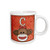 3dRose Cute Sock Monkey Girl Initial Letter C Ceramic Mug 15Ounce