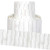 Youngever 525 ft Bulletin Board Borders for Classroom Decoration White Wood Style Straight Border Trim