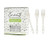 Earths Natural Alternative Compostable Fork 100 Count White