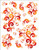 Urban Elementz Tattoo Elementz Decal Oodles of Doodles Tangerine Printed On Clear
