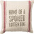 Primitives by Kathy Vintage Flour Sack Style Spoiled Rotten Dog Throw Pillow 10-Inch Square