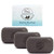 Dead Sea Mud Soap 44 oz 3 Pack 3 Soap Bars by Natural Elephant