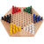 Nikou Chinese Checkers  Wooden Educational Board Kids Classic Halma Chinese Checkers Set Strategy Family Game Pieces