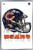 Trends International NFL Chicago Bears  Drip Helmet 20 Wall Poster 22375 x 34 Silver Framed Version