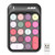 Wireless Numeric Keypad 18 Keys with 24G Mini Portable Silent Number Pad USB Receiver Financial Accounting Keyboard Extensions for Laptop Desktop PC Pro?Black Mix?