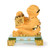 PopTop Brass Golden Resin Feng Shui Statue Monkey Chinese Zodiac Home Office Table Top Decor Figurine Gift Collection PTZY108
