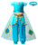 Arielno Girl Aladdin Princess Jasmine Halloween Costume Party Dress 8 Years Sky Blue