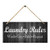 Rustic Laundry Rules Signs Wash Dry Fold Laundry SignsVintage Laundry Room SignsBathroom Laundry Room DecorGrey Wood Hanging Plaque