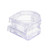 Fielect 2Pcs 22mm Transparent Plastic Cylinder Push Button Switch Protector Round Protective Cover Guard Case for Push Button Switch