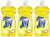 Joy Ultra Dishwashing Liquid Lemon Scent 126 oz3 pk