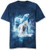 The Mountain Polar Collage Adult TShirt Blue Large