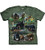 The Mountain Bear Collage Adult TShirt Green 2XL
