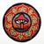 HHO Magic Mushroom Lucky Logo Patch Embroidered DIY Patches Cute Applique Sew Iron on Kids Craft Patch for Bags Jackets Jeans Clothes