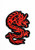HHO Red Dragon Applique Embroidered Patch Embroidered DIY Patches Cute Applique Sew Iron on Kids Craft Patch for Bags Jackets Jeans Clothes