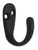 Liberty Hardware B59103ZFBC Single Prong Robe Hook Flat Black
