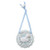 Autom Baptized in Christ Pink Hanging Religious Crib Medal 3 12 Inch