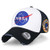 ililily NASA Meatball Logo Embroidery Baseball Cap Apollo 1 Patch Trucker Hat Black  White