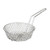 Excellante Round Nickel Plated Culinary Basket, Coarse Mesh, 12"