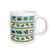 3dRose Cute Woodland Creatures Forest Print Ceramic Mug 11Ounce