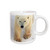 3dRose Polar Bear CloseUp Ceramic Mug 11Ounce