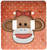 3dRose lsp1028312 Cute Sock Monkey Girl Double Toggle Switch