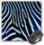 3dRose LLC 8 x 8 x 025 Inches Blue Zebra Animal Print Mouse Pad mp203451