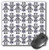 3dRose LLC 8 x 8 x 025 Inches Mouse Pad Cute Robot Print mp312341