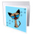 3dRose Cute Siamese Cat Pawprint Design  Greeting Cards 6 x 6 inches set of 12 gc63742