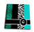 3dRose db355641 Elegant Animal Print Monogram Teal G Drawing Book 8 by 8Inch