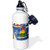 3dRose Cute Chicken Face White Sports Water Bottle 21 oz White