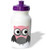 3dRose Cute Purple Star Patterned Owl Sports Water Bottle 21Oz Multicolored