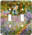 3dRose lsp2036972 Print of Monet Painting Irises In Garden Double Toggle Switch