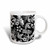 3dRose Hawaiian Tribal Print Ceramic Mug 11 oz White