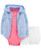 Carters Baby Girls 3piece Cardigan  Bubble Short Set Blue Nb
