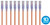 Monoprice 10Pack SlimRun Cat6A Ethernet Network Patch Cable 10G 6inch Orange