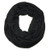 AllyDrew Soft Lightweight Jersey Knit Infinity Scarf Black