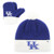 47 NCAA Kentucky Wildcats Toddler Bam Knit Beanie  Mittens Set Royal One Size