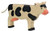 Holztiger Cow Standing Toy Figure, Black