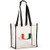 Desden Open Top Stadium Tote Clear with Long Handles for Miami Hurricanes Fans Desden Open Top Stadium Tote Clear with Long Handles for Miami Hurricanes Fans
