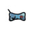 TUFFY Junior Bone Durable Dog Toy Camo Blue Bone