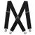 Fasker Mens Suspenders XBack 2 Wide Adjustable Solid Straight Clip Suspenders