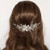 Jakawin Bride Flower Wedding Hair Vine Pearl Hair Piece Silver Headpiece Leaf Bridal Hair Accessories for Women and Girls HV105 Silver