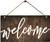 Dadidyc Wooden Welcome Sign Front Porch Decor  Rustic Farmhouse Wooden Front Door Decor Wall Plaque House Welcome Wood Sign Porch Decorations Home Decor Hanging Kitchen Decor