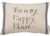 Primitives by Kathy Vintage Flour Sack Style Happy Place Throw Pillow, 15 x 10-Inch